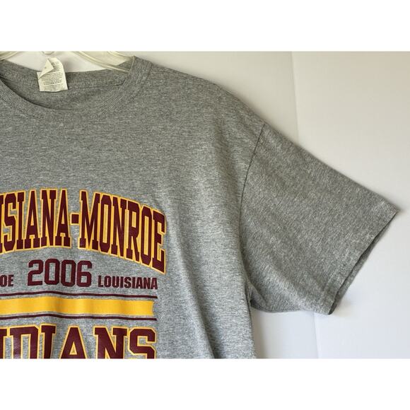 Louisiana-Monroe Indians Vintage 2006 T-Shirt, Gray, Size Medium - Picture 9 of 15